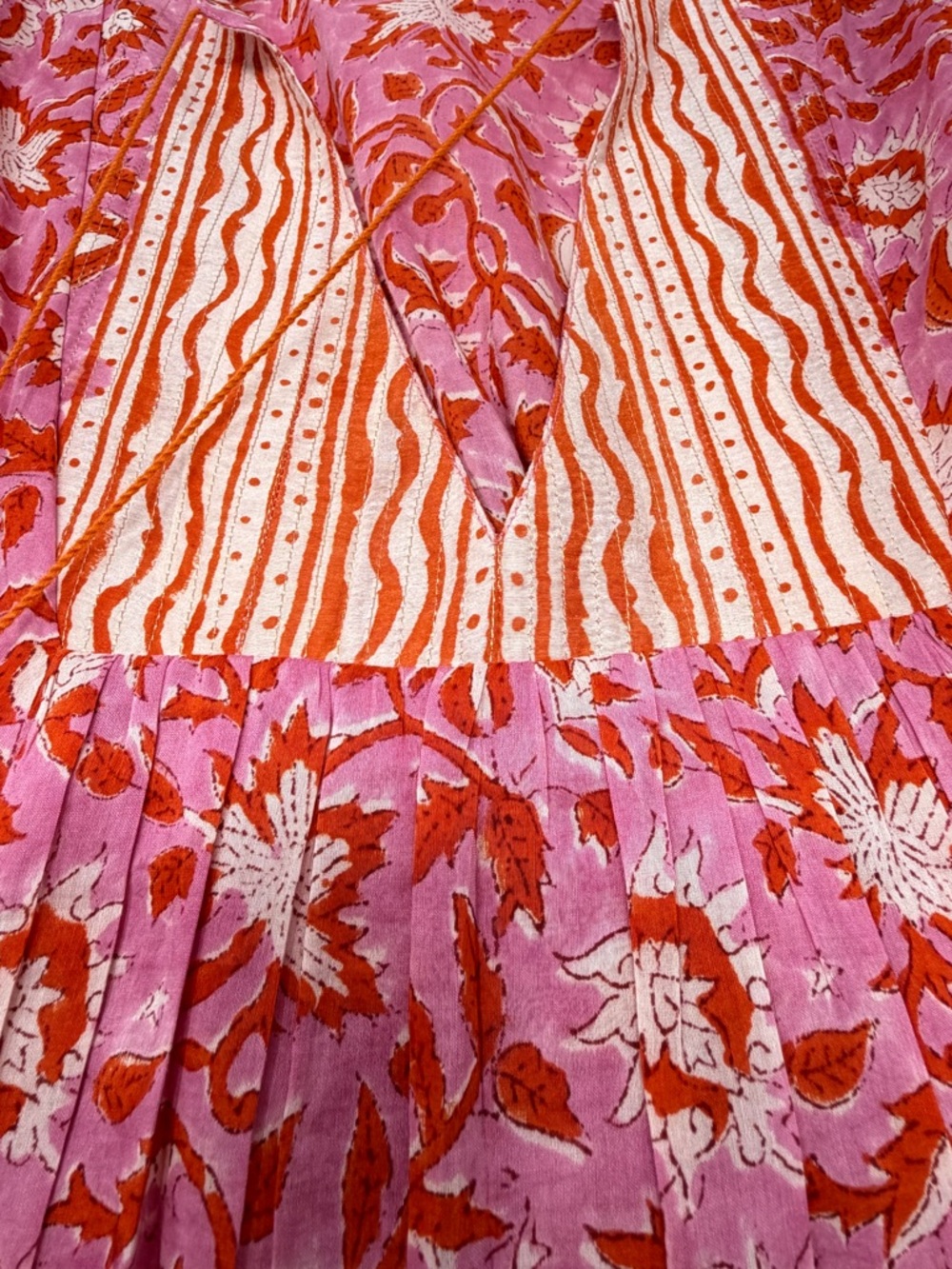 Bell By Alicia Bell Angel Top Blouse Cotton Silk Pink Size L - Picture 7 of 9